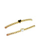 Heart Charm 18K Gold Plated Beaded Bracelet