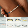 Duoying Untie UNF CK YOURSELF Anxiery Friendship Engraved Letter Customized Bracelet Name Handstrap