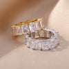 Trendy Crystal Gold Plated Ring