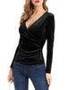 Surplice Long Sleeve T-Shirt