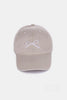 Zenana Bow Embroidered Washed Cotton Caps