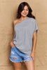 Trendy One Shoulder Loose Top