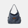 Adjustable Strap Denim Shoulder Bag