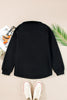 Johnny Collar Long Sleeve Sweatshirt