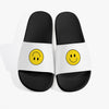 Smiley Face Casual Sandals - Unisex Black