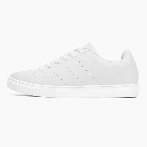 Sue Sue Sweet Low-Top Leather Sneakers - White/Black