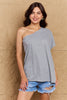 Trendy One Shoulder Loose Top