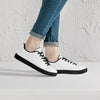 Sue Sue Sweet Low-Top Leather Sneakers - White/Black