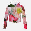 Jacki Easlick Floral Garden Cropped Sweatshirt