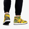 Jacki Easlick Sunflower High-Top Leather Sneakers