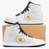 Jacki Easlick Luxury Egg High-Top Leather Sneakers