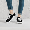 Jacki Easlick Low-Top Leather Sneakers - White/Black