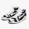 Jacki Easlick Zebra Print High-Top Leather Sneakers