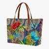 Jacki Easlick Tiger Flower Printed Cloth Tote Bag