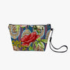 Jacki Easlick Tiger Flower Zipper Sling Cosmetic Bag