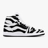 Jacki Easlick Zebra High-Top Leather Sneakers