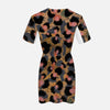 Jacki Easlick Leopard Print Casual One Piece Dress