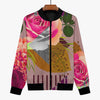 Jacki Easlick Couture Neon Roses Women’s Jacket