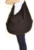 Jacki Easlick Black nylon oversized hobo bag