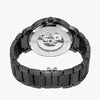 Jacki Easlick Leopard Print Steel Strap Automatic Watch