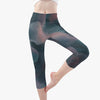 Jacki Easlick Liquid Marble Short Type Yoga Pants