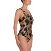 Jacki Easlick Leopard Print One-Piece Swimsuit