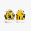 Jacki Easlick Sunflowers Low-Top Leather Sneakers - White/Black