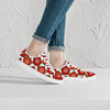 Jacki Easlick Floral Low-Top Leather Sneakers