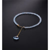 Sky Blue Topaz Bracelet 18K Gold