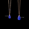 Tanzanite Pendant Gemstone Necklace 14K gold