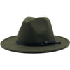 Wool Fedora Hat With Leather Ribbon - BEST SELLER!