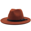Wool Fedora Hat With Leather Ribbon - BEST SELLER!
