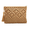 Hand-Woven Cotton Clutch Handbag