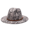 Snakeskin Women's Fedora Hat
