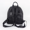 Chic Black Leather Backpack