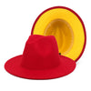 Women's Rolled-brim Western Style Hat